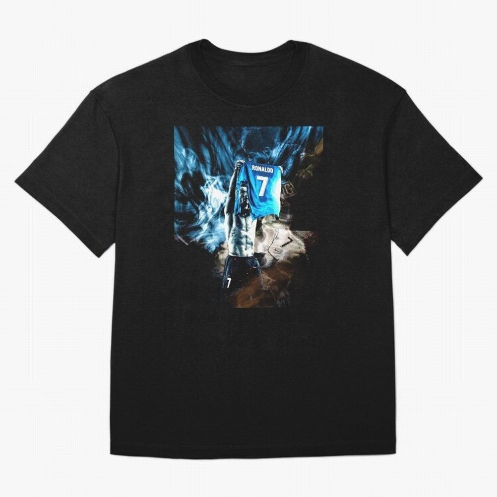 Cristiano Ronaldo Graphic Oversized T-Shirt Share the Excitement of Global Football Passion for FIFA World Cup 2026, with Neymar, Spain and Netherlands, Football Festival Excitement, Trophy Ambitions, Country Rivalries and Star Player Buzz; Ideal