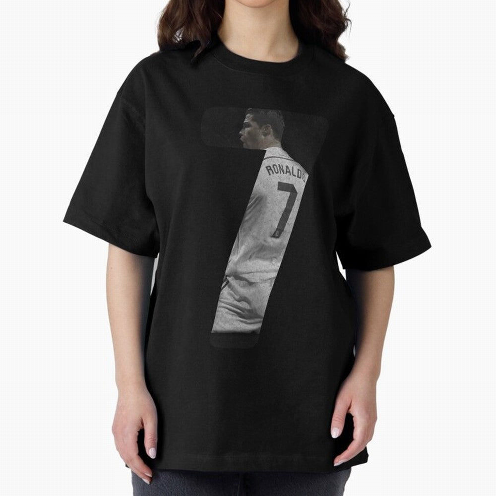 Cristiano Ronaldo shirt number manipulation Oversized T-Shirt Mark FIFA World Cup 2026 Spirit, Inspired by Brazil, Portugal and Argentina, Haaland, Classic Soccer Heritage, Championship Pressure, Fan Loyalty and International Pride; Made for Die