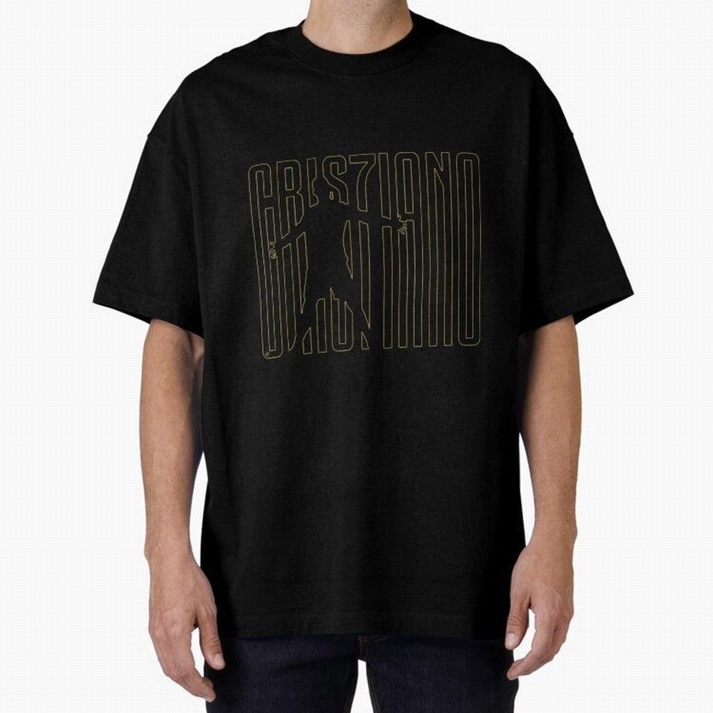 Maglia Cristiano Ronaldo Oversized T-Shirt Keep the Legacy of FIFA World Cup 2026 Group Stage Spirit, Driven by Netherlands, CR7 and Messi, Championship Spirit, Famous Goals, Roaring Crowds and International Football Unity; Perfect for People Who
