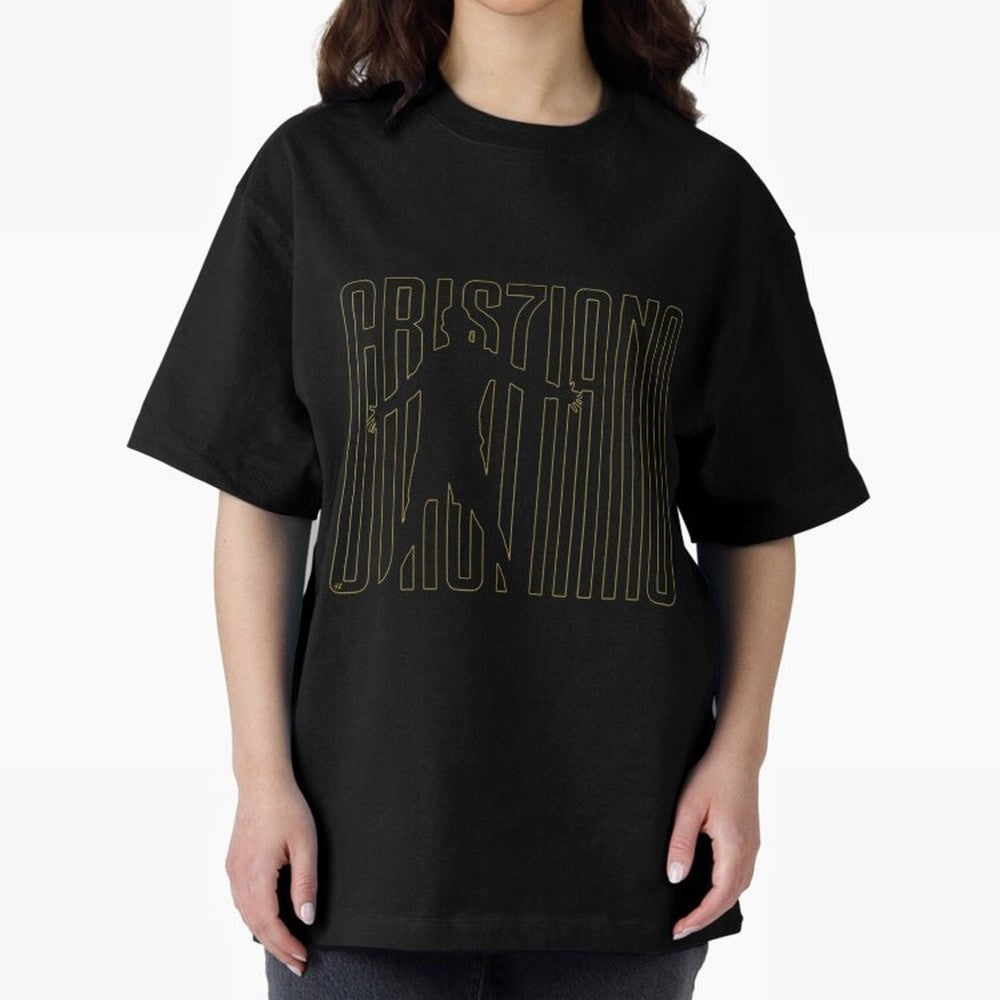 Maglia Cristiano Ronaldo Oversized T-Shirt Keep the Legacy of FIFA World Cup 2026 Group Stage Spirit, Driven by Netherlands, CR7 and Messi, Championship Spirit, Famous Goals, Roaring Crowds and International Football Unity; Perfect for People Who