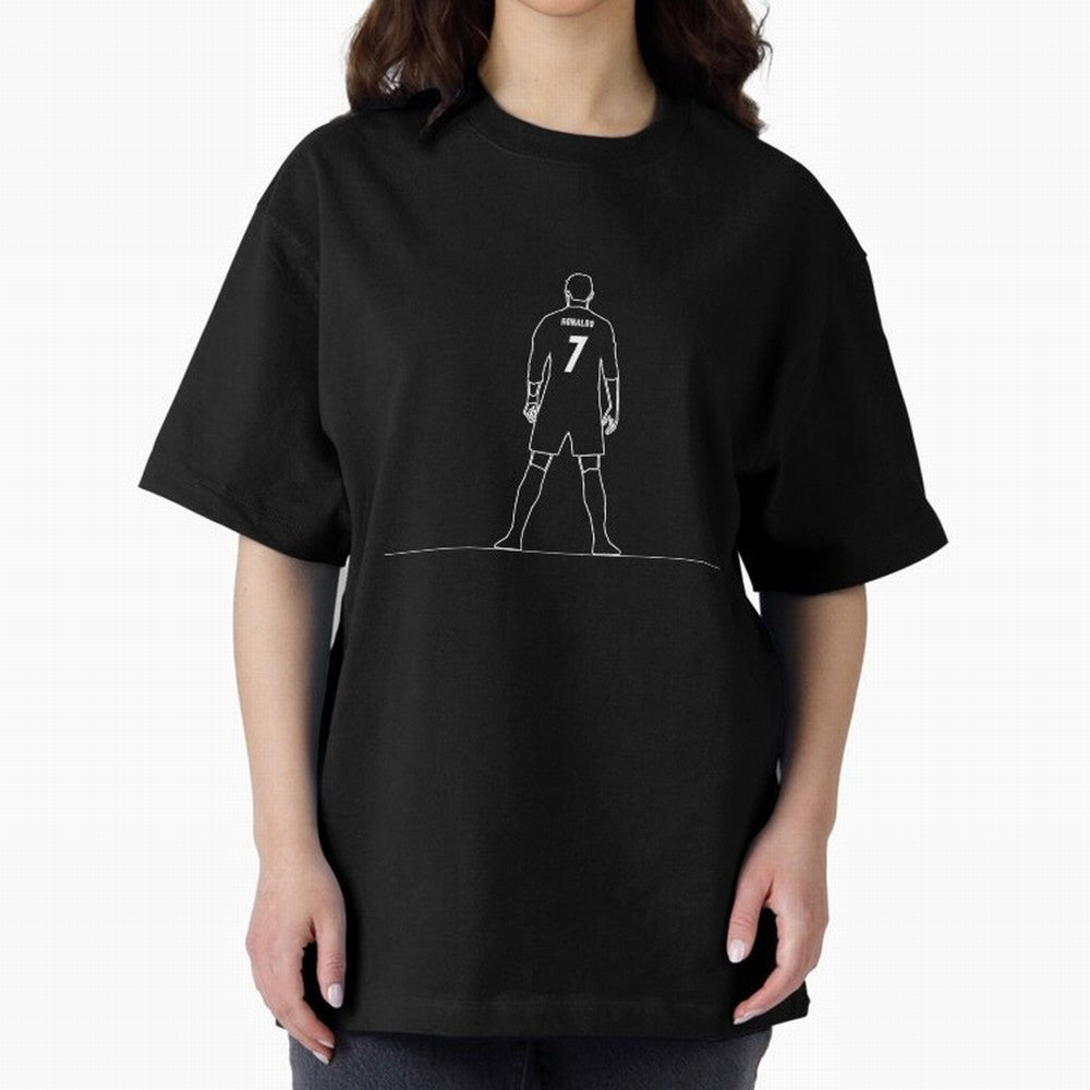 Cristiano Ronaldo Standing Oversized T-Shirt Bring Champion Energy into Match Day Hype around FIFA World Cup 2026 USA Canada Mexico, Cristiano Ronaldo, Haaland and CR7, Spain and Netherlands, Stadium Chants, National Pride, Trophy Dreams and