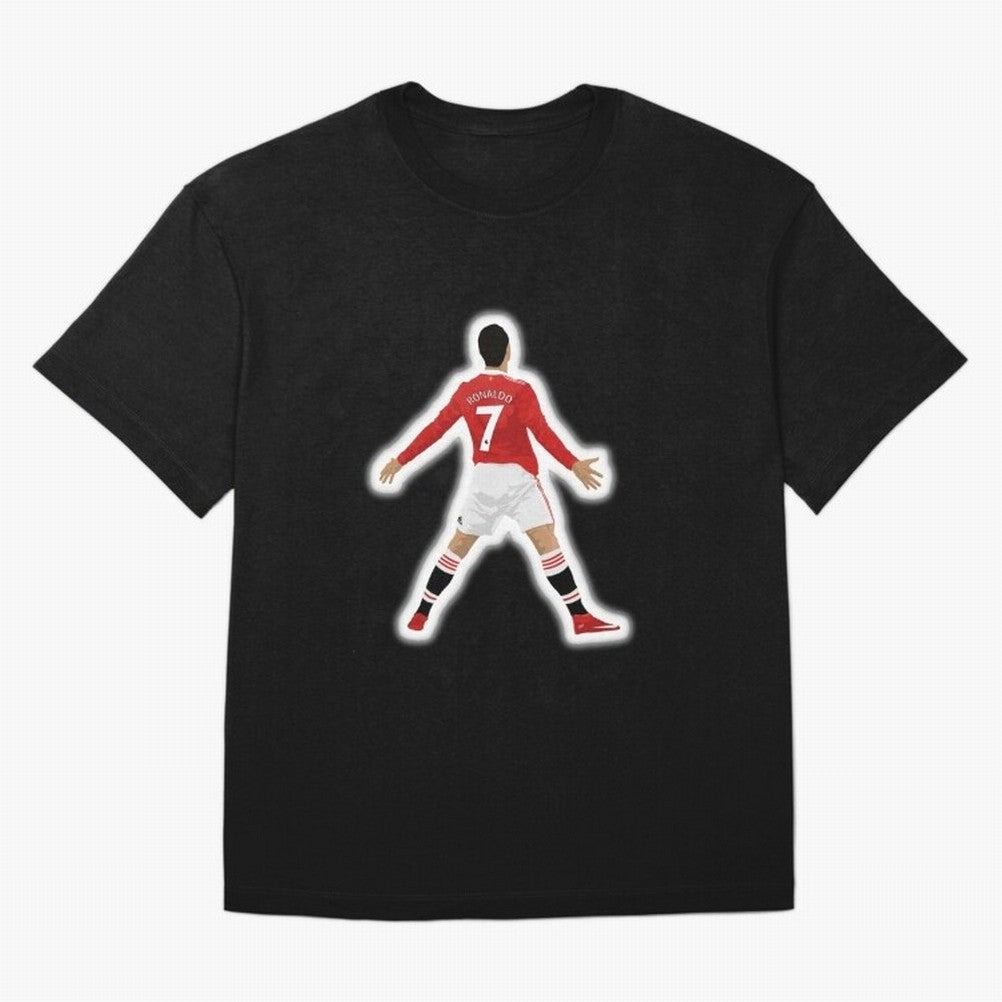 Art Cristiano Ronaldo Oversized T-Shirt Experience FIFA World Cup 2026 with Neymar, Portugal, Spain and Germany Energy, Game Day Rituals, Football Legends, Country Pride and the Road to the Final; Ideal for Football Dads, Football Moms, Friends,