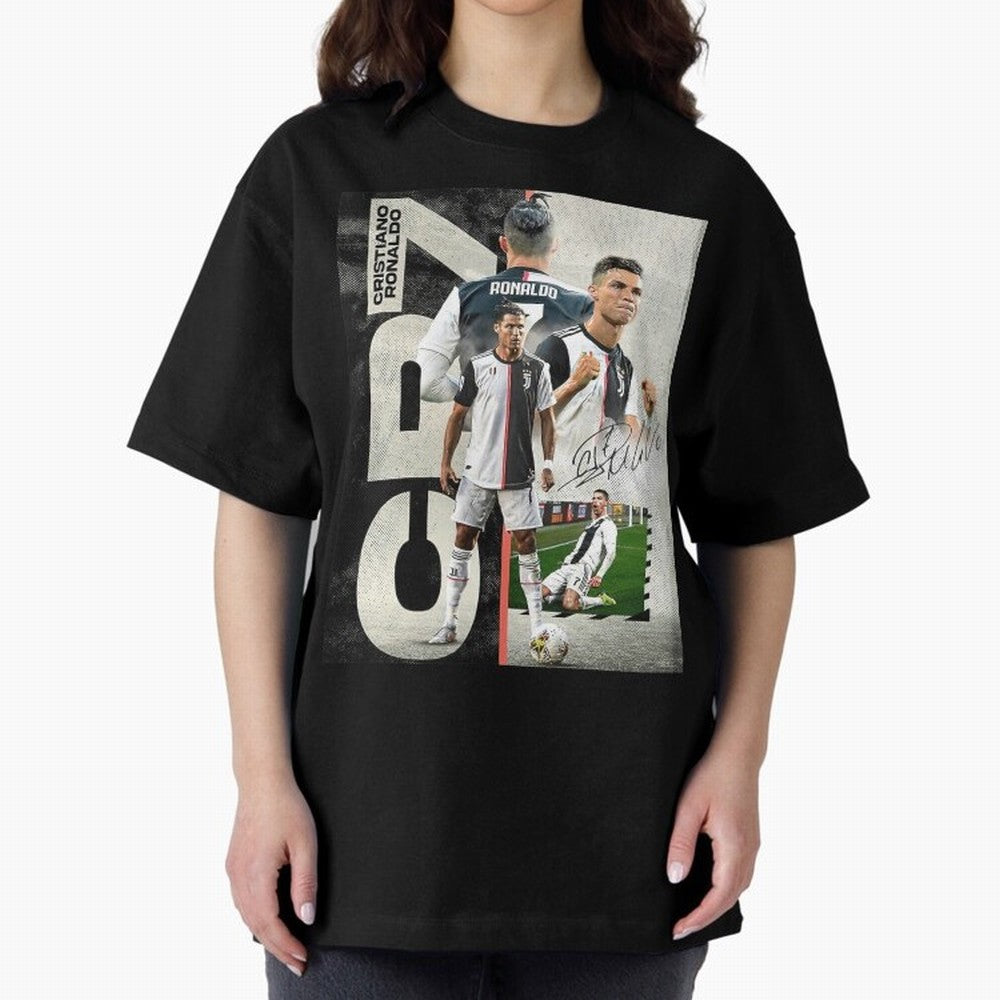 Cristiano Ronaldo Goals Oversized T-Shirt Unlock Match Day Hype around FIFA World Cup 2026 Group Stage, Neymar, England, Game Day Rituals, Football Legends, Country Pride and the Road to the Final; Ideal for Fans Who Follow Messi, Cristiano