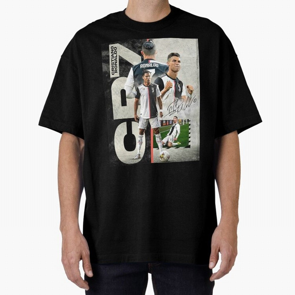 Cristiano Ronaldo Goals Oversized T-Shirt Unlock Match Day Hype around FIFA World Cup 2026 Group Stage, Neymar, England, Game Day Rituals, Football Legends, Country Pride and the Road to the Final; Ideal for Fans Who Follow Messi, Cristiano