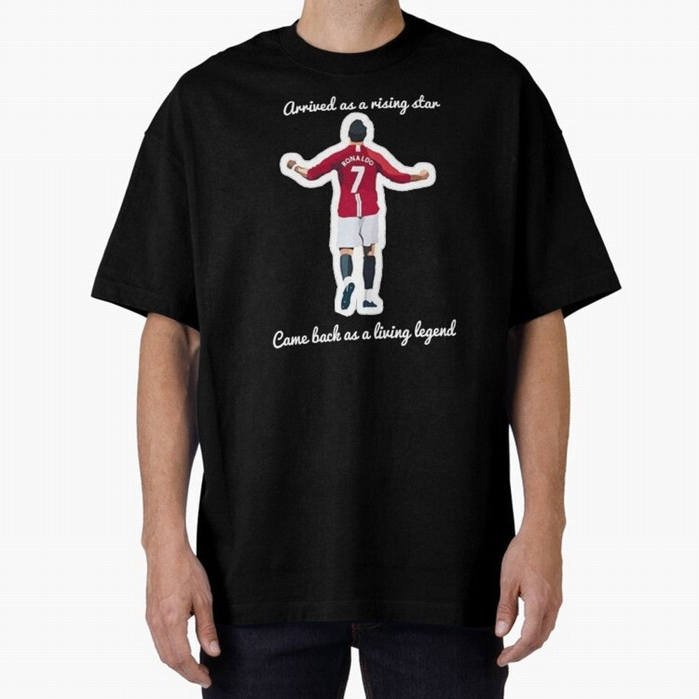 Cristiano Ronaldo Manchester United Siu Siuuu MUFC Oversized T-Shirt Treasure the FIFA World Cup 2026 USA Canada Mexico Journey through CR7 Highlights, Brazil Pride, Champion Mindset, Group Stage Buzz, Knockout Tension and Passionate Fan Culture;