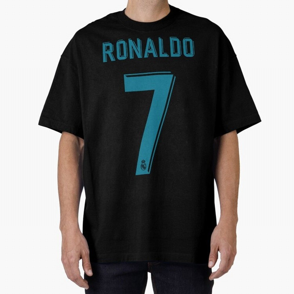 Cristiano Ronaldo 2018 Oversized T-Shirt Stand Proud for Global Football Passion for FIFA World Cup 2026 Group Stage, Filled with Cristiano Ronaldo, Haaland and CR7, Brazil, Portugal and Argentina, Vintage Soccer Flavor, Modern Football Stars,