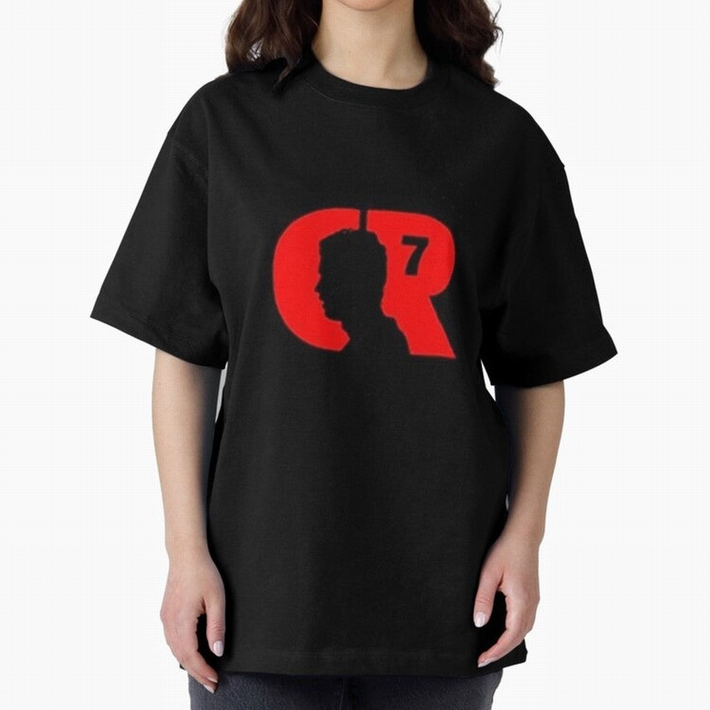 Cristiano Ronaldo CR7 Manchester United Portugal siu siuu siuu siuuu Oversized T-Shirt Celebrate the Road through Match Day Hype around FIFA World Cup 2026 Group Stage, Cristiano Ronaldo, France and Portugal, Worldwide Fan Energy, Dramatic Goals,