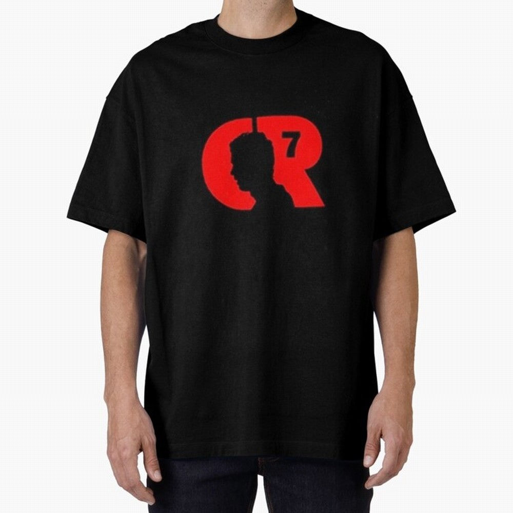 Cristiano Ronaldo CR7 Manchester United Portugal siu siuu siuu siuuu Oversized T-Shirt Celebrate the Road through Match Day Hype around FIFA World Cup 2026 Group Stage, Cristiano Ronaldo, France and Portugal, Worldwide Fan Energy, Dramatic Goals,