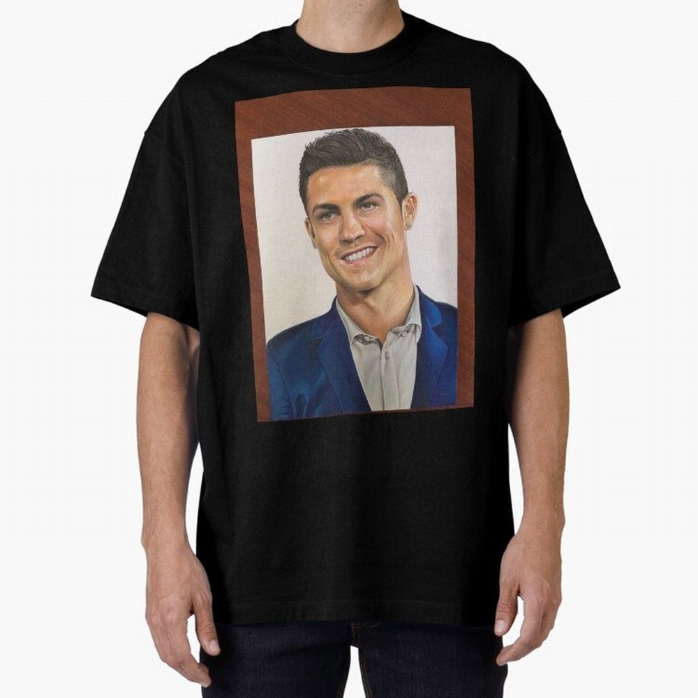 cristiano ronaldo Oversized T-Shirt Feel the Heartbeat of Global Football Passion for FIFA World Cup 2026 USA Canada Mexico, Driven by Neymar, Haaland and Cristiano Ronaldo, Argentina and Brazil, Match Day Excitement, Supporter Culture, Golden