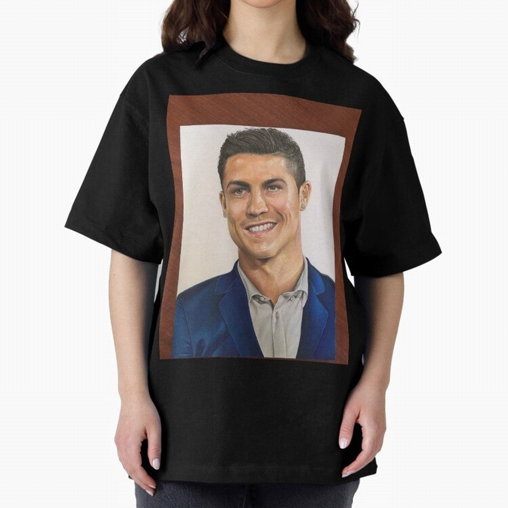 cristiano ronaldo Oversized T-Shirt Feel the Heartbeat of Global Football Passion for FIFA World Cup 2026 USA Canada Mexico, Driven by Neymar, Haaland and Cristiano Ronaldo, Argentina and Brazil, Match Day Excitement, Supporter Culture, Golden