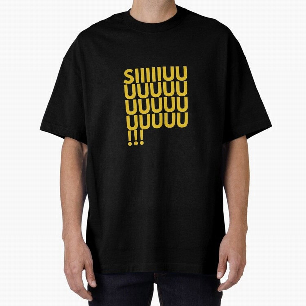 Cristiano Ronaldo Siuuu Oversized T-Shirt Follow Every Goal of FIFA World Cup 2026 Group Stage Spirit, Driven by England, France and Netherlands, Haaland, Sports Nostalgia, International Competition, Famous Players and Unforgettable Victories; Made