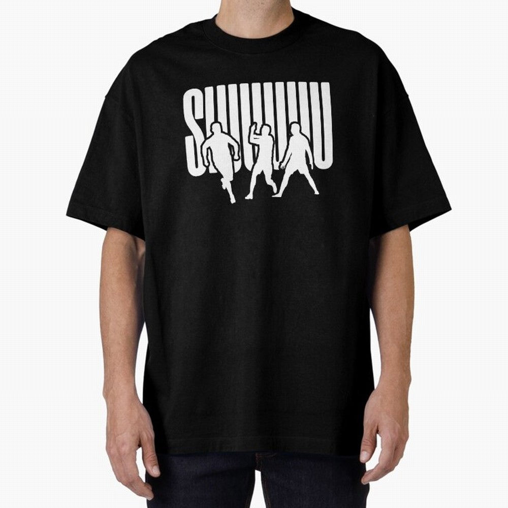 Siuuu Cristiano ronaldo suiii Oversized T-Shirt Remember Iconic Moments from Match Day Hype around FIFA World Cup 2026, Messi, CR7 and Mbappe, Portugal, Global Supporter Spirit, Legendary Goals, National Colors and Tournament Celebration; Perfect