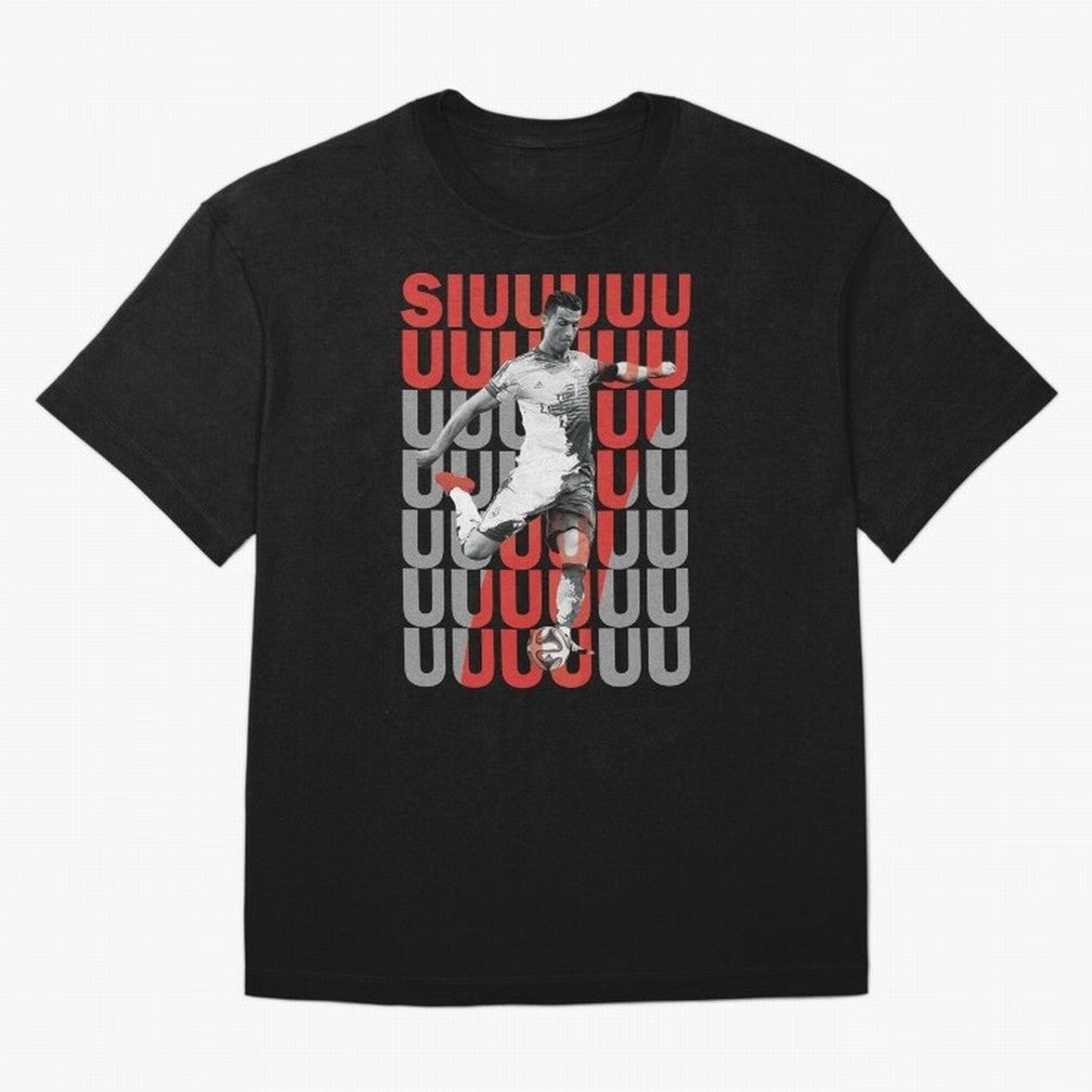 Siuuuuuu Cristiano Ronaldo Oversized T-Shirt Show Fan Pride Across the FIFA World Cup 2026 Journey through Haaland and Mbappe Highlights, Portugal Pride, Champion Mindset, Group Stage Buzz, Knockout Tension and Passionate Fan Culture; Perfect for