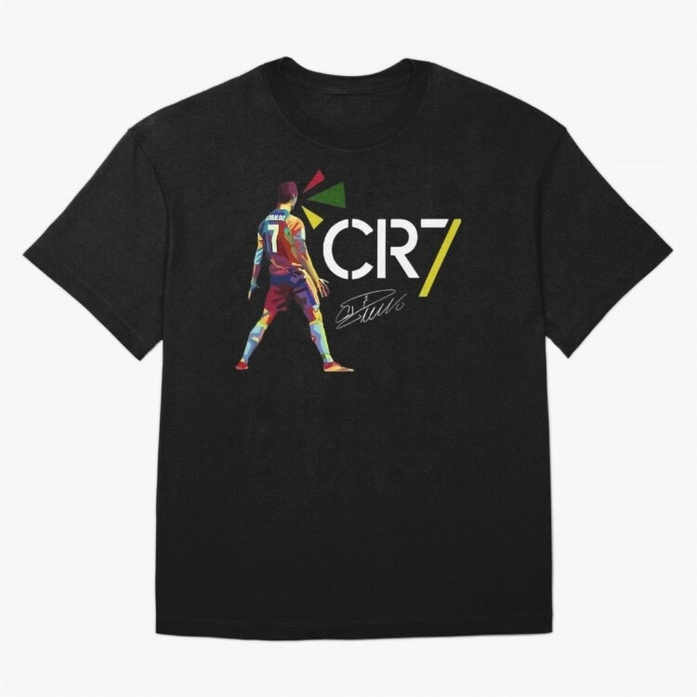 Cr7 Cristiano Ronaldo Signature Oversized T-Shirt Bring Home FIFA World Cup 2026 USA Canada Mexico Driven by Haaland and Mbappe, Netherlands Energy, Sports Nostalgia, International Competition, Famous Players and Unforgettable Victories; Ideal for