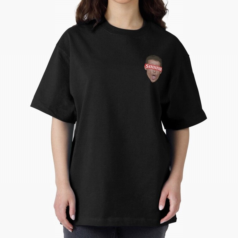 SIIII - Cristiano Ronaldo - Floating Head Oversized T-Shirt Show Support during FIFA World Cup 2026 Spirit, Centered on France, Haaland and Mbappe, Stadium Memories, Football Loyalty, International Chants and Championship Tradition; Ideal for