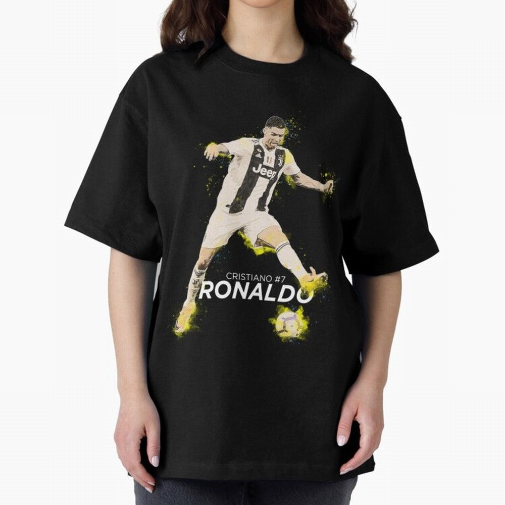 Cristiano Ronaldo Cristiano Ronaldo Oversized T-Shirt Turn Every Weekend Toward FIFA World Cup 2026 USA Canada Mexico Connected to Haaland and Mbappe, Brazil, Portugal and Argentina Energy, Sports Nostalgia, International Competition, Famous
