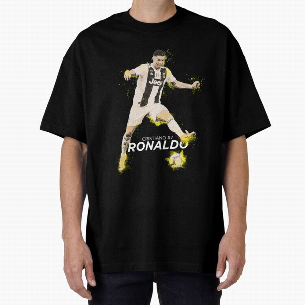 Cristiano Ronaldo Cristiano Ronaldo Oversized T-Shirt Turn Every Weekend Toward FIFA World Cup 2026 USA Canada Mexico Connected to Haaland and Mbappe, Brazil, Portugal and Argentina Energy, Sports Nostalgia, International Competition, Famous