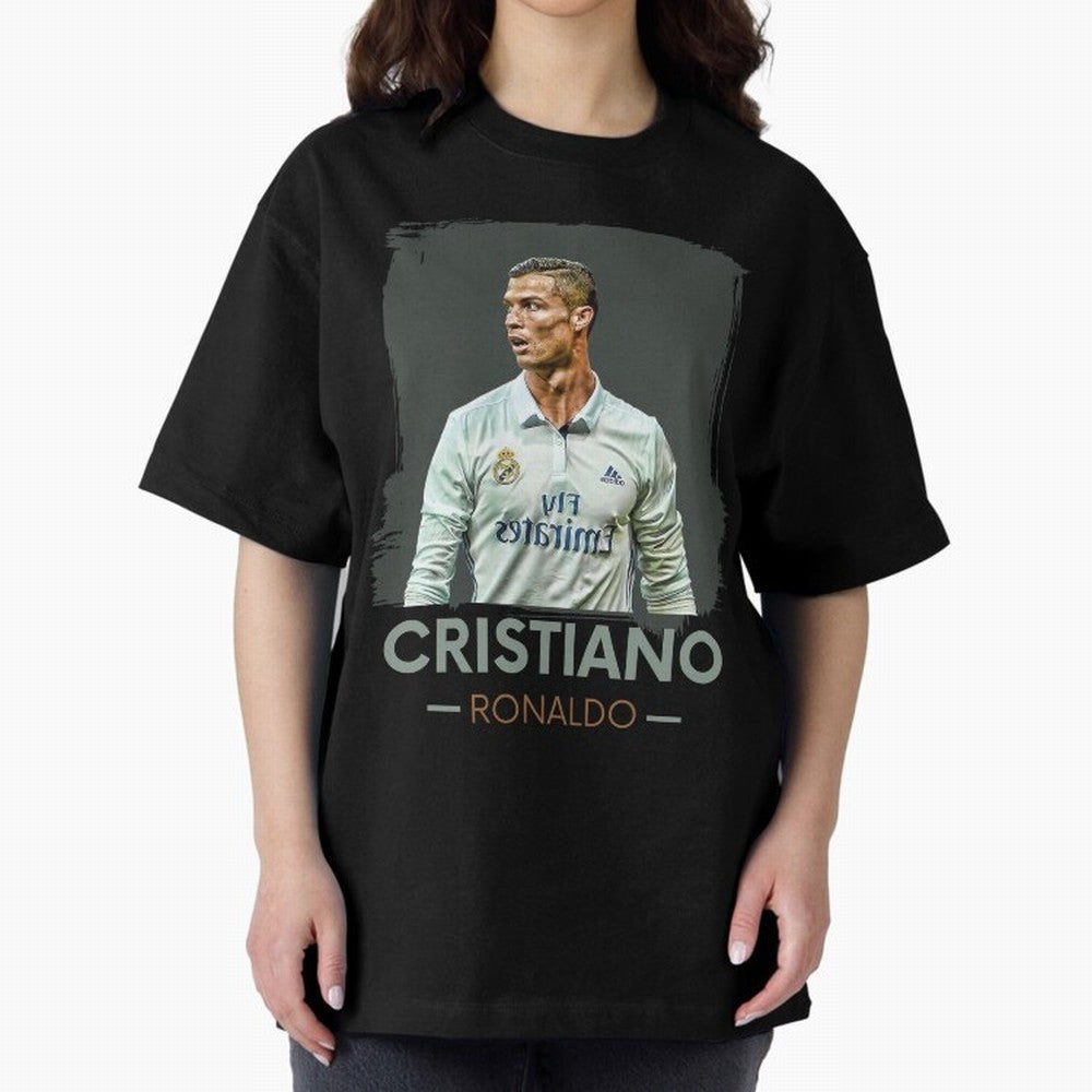 Cristiano Ronaldo Best Seller Oversized T-Shirt Represent Fans Who Live for FIFA World Cup 2026 Group Stage for Fans of Messi and Cristiano Ronaldo and Portugal, Bringing Champion Mindset, Group Stage Buzz, Knockout Tension and Passionate Fan