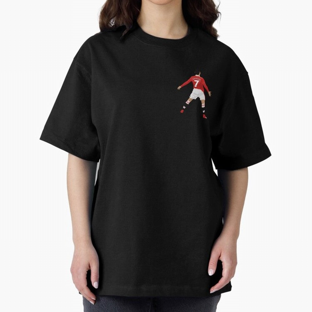 Ronaldo CR7 - Manchester Unided Oversized T-Shirt Celebrate Every Goal in FIFA World Cup 2026 for Fans of Neymar, Haaland and Cristiano Ronaldo and Brazil, Portugal and Argentina, Bringing Football Festival Excitement, Trophy Ambitions, Country