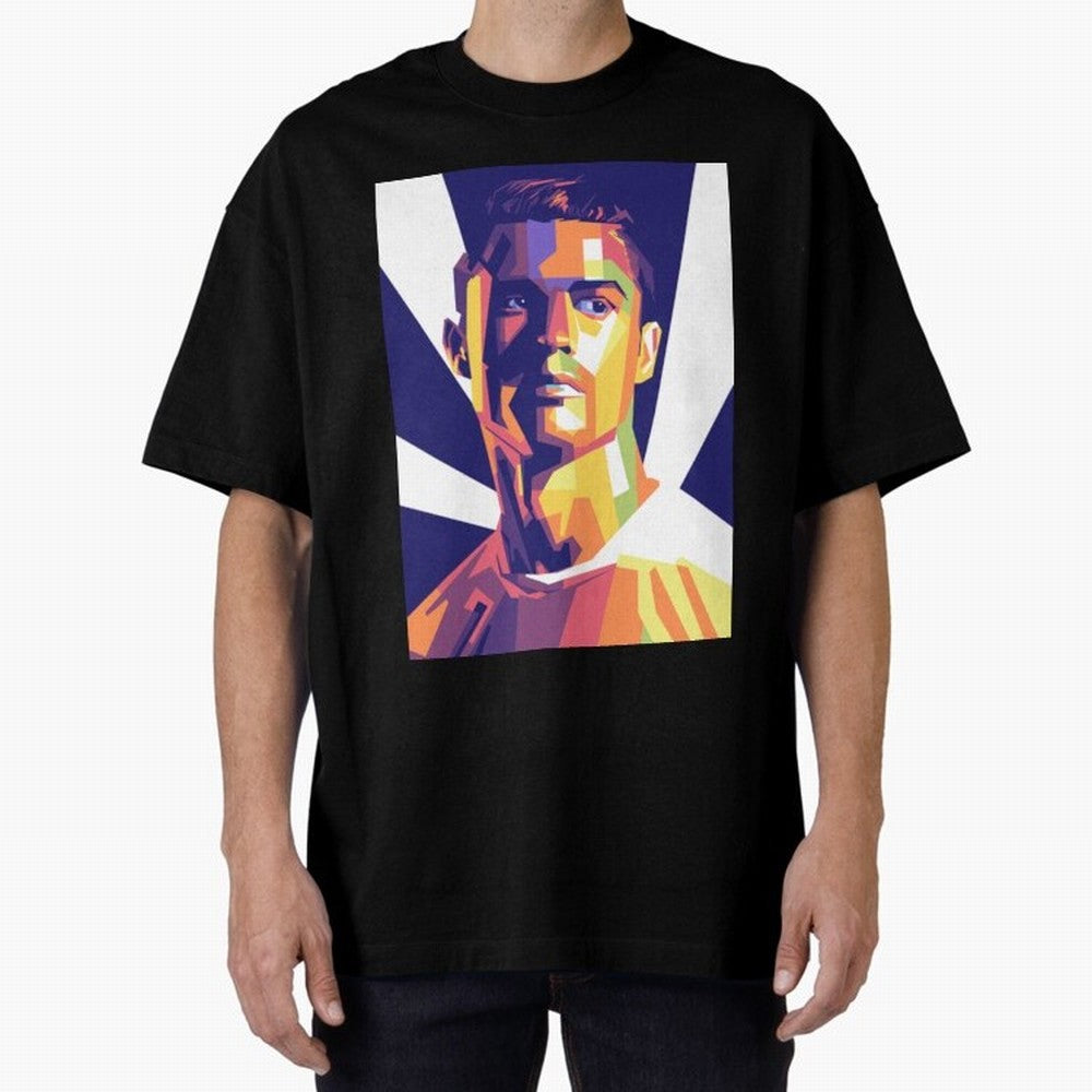 Cristiano Ronaldo cristiano ronaldo Oversized T-Shirt Feel the Trophy Chase of the FIFA World Cup 2026 Group Stage Journey through Haaland and Mbappe Highlights, England, France and Netherlands Pride, Vintage Soccer Flavor, Modern Football Stars,