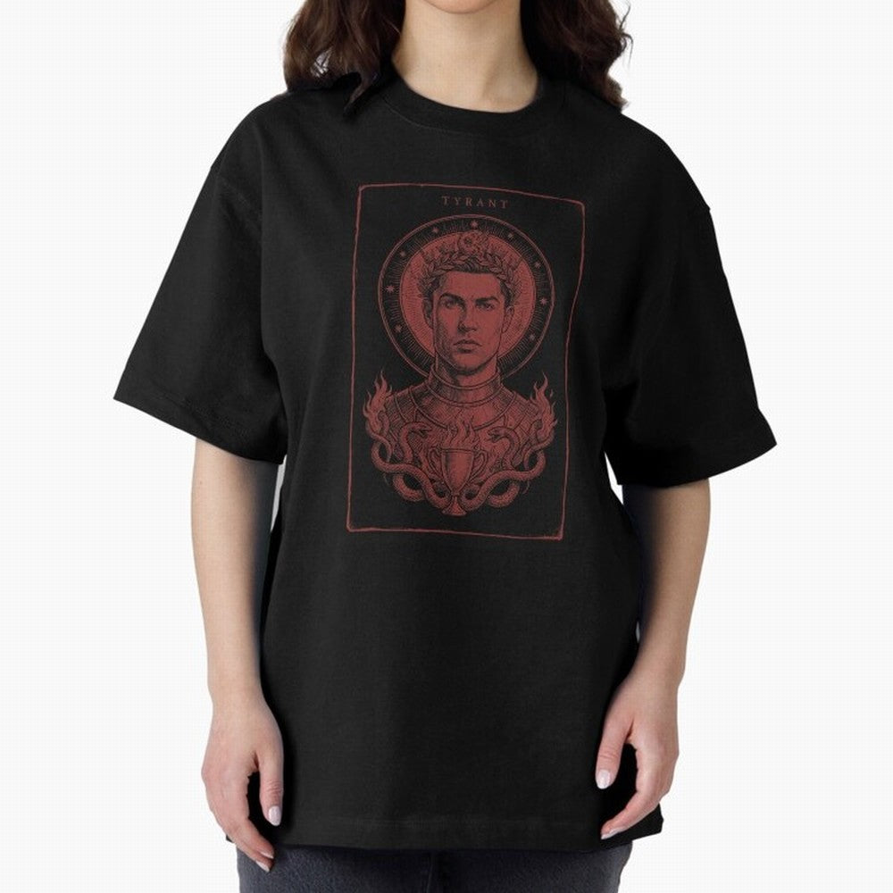 Ronaldo ¡ª The Relentless Ascendant Oversized T-Shirt Celebrate Football Dreams Across FIFA World Cup 2026 Group Stage for Fans of Cristiano Ronaldo, Haaland and CR7 and Portugal, Spain and Germany, Bringing Goal Celebration Energy, Supporter