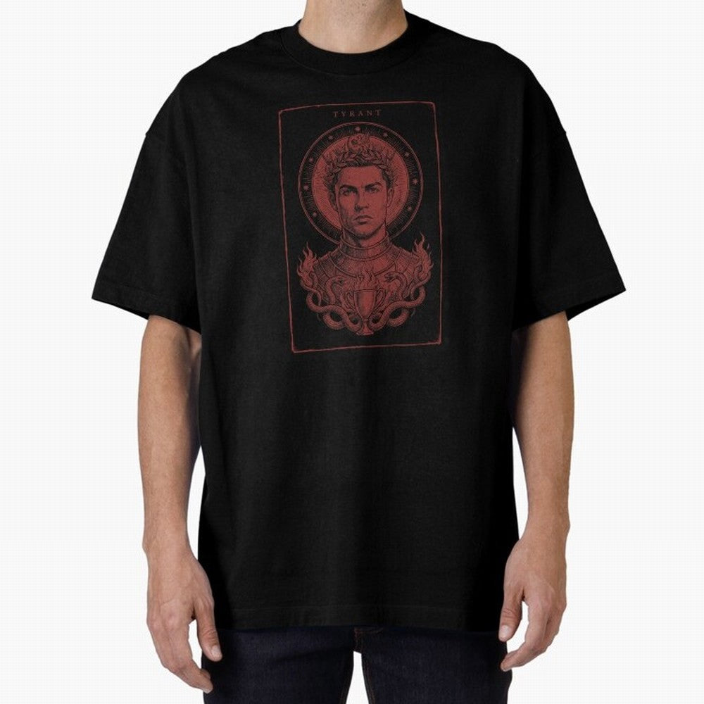 Ronaldo ¡ª The Relentless Ascendant Oversized T-Shirt Celebrate Football Dreams Across FIFA World Cup 2026 Group Stage for Fans of Cristiano Ronaldo, Haaland and CR7 and Portugal, Spain and Germany, Bringing Goal Celebration Energy, Supporter