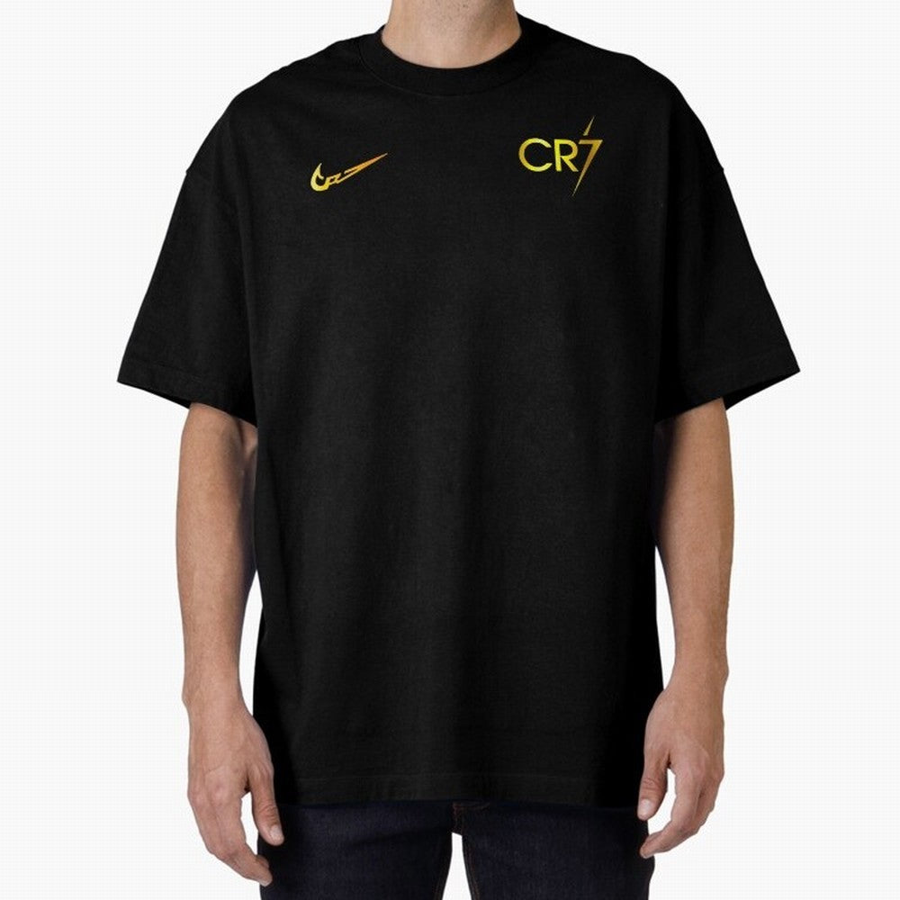 Cristiano Ronaldo Gold Edition Oversized T-Shirt Celebrate Fan Favorites in FIFA World Cup 2026 USA Canada Mexico Built around Cristiano Ronaldo, Argentina, France and Brazil Energy, Worldwide Fan Energy, Dramatic Goals, Stadium Lights and