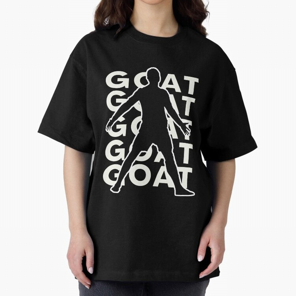 Cristiano Ronaldo the goat CR7 Oversized T-Shirt Build FIFA World Cup 2026 for Fans of Neymar and Germany, Bringing Football Passion, Legendary Performances, Festival Vibes and Supporter Community; Great for Supporters Who Love Legendary Players,
