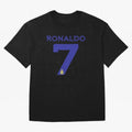Ronaldo 7 Al-Nassr Football Club - Oversized T-Shirt Carry the Colors and Pride of FIFA World Cup 2026 USA Canada Mexico for Fans of Neymar, Haaland and Cristiano Ronaldo and England, Bringing Goal Celebration Energy, Supporter Heritage, Football