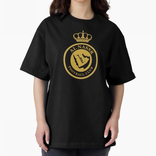 Al-Nassr Football Club - Oversized T-Shirt Live the Energy of Match Day Hype around FIFA World Cup 2026 Group Stage, Messi and Cristiano Ronaldo, Argentina, France and Brazil, Fan Favorite Moments, National Team Passion, Big Match Drama and Soccer
