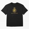 Al-Nassr Football Club - Oversized T-Shirt Fuel Global Football Passion for FIFA World Cup 2026, Capturing CR7 and Messi, Spain, Football History, Final Match Energy, Crowd Noise and Once in a Lifetime Moments; Built for Supporters Chasing Trophy