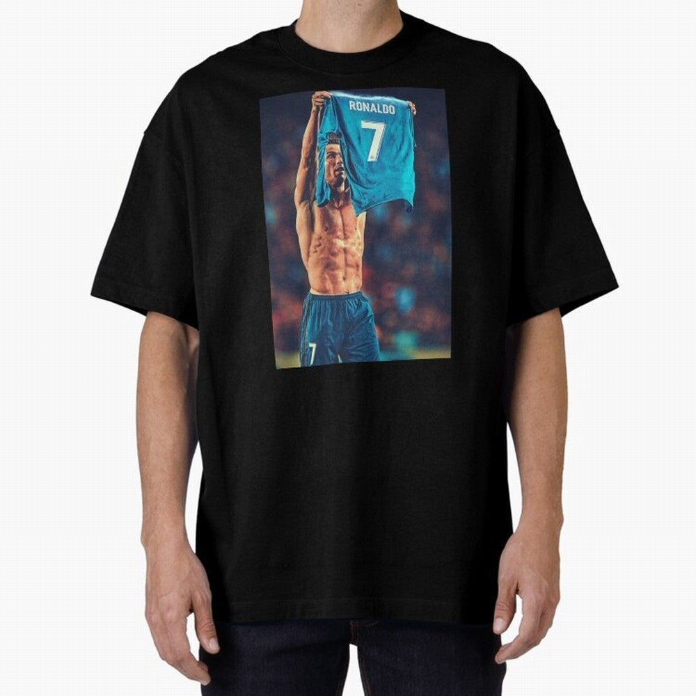 Cristiano Ronaldo Siu Goat,Ronaldo Gifts, Ronaldo Best Selling , Ronaldo Top Items Oversized T-Shirt Honor Football Greatness during Global Football Passion for FIFA World Cup 2026 USA Canada Mexico, Inspired by CR7, England, Supporter Pride,