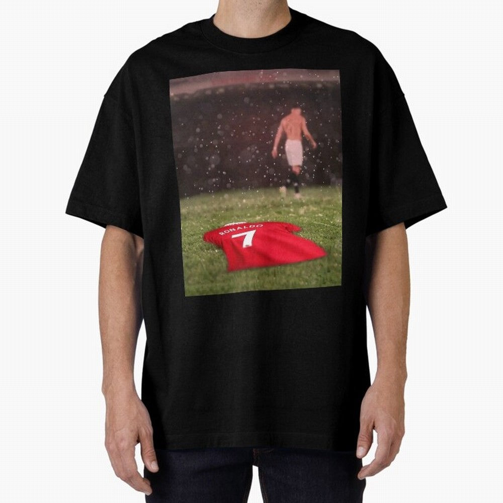 Cristiano Ronaldo Oversized T-Shirt Join FIFA World Cup 2026 Spirit, Featuring Brazil, Messi, Neymar and Mbappe, Fan Favorite Moments, National Team Passion, Big Match Drama and Soccer History; Ideal for Football Dads, Football Moms, Friends,