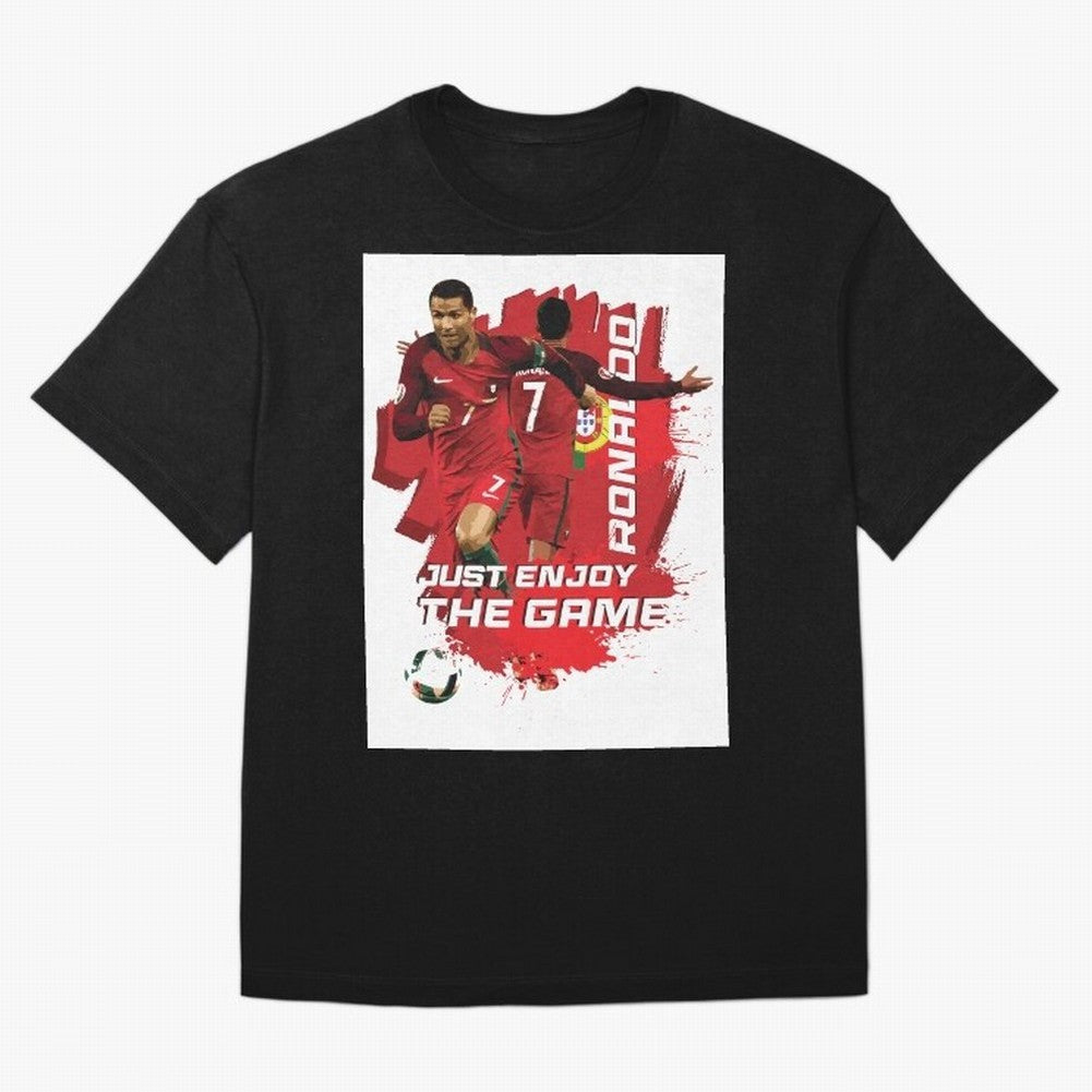 Cristiano Ronaldo Oversized T-Shirt Unlock Match Day Hype around FIFA World Cup 2026 USA Canada Mexico, Mbappe, Argentina, France and Brazil, Match Day Excitement, Supporter Culture, Golden Goals and Global Football Passion; Created for Match Day