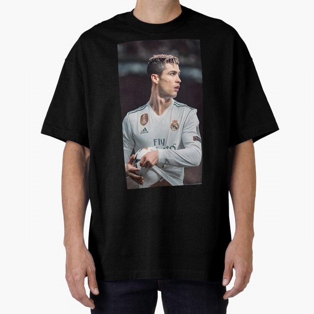 Cr7 Oversized T-Shirt Bring World Football Passion into Global Football Passion for FIFA World Cup 2026 Group Stage, Inspired by Mbappe, France and Portugal, Supporter Pride, Iconic Celebrations, Legendary Names and Global Match Day Energy; Created
