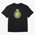 Al-Nassr Football Club - Oversized T-Shirt Turn Up for Global Football Passion for FIFA World Cup 2026 Group Stage, Filled with Cristiano Ronaldo, Spain and Netherlands, Worldwide Fan Energy, Dramatic Goals, Stadium Lights and Championship