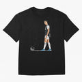 Ronaldo Watercolor Oversized T-Shirt Enjoy the Biggest Football Party of Global Football Passion for FIFA World Cup 2026, Made for Mbappe and Neymar, Netherlands, Soccer Culture, Superstar Moments, National Team Dreams and Competitive Fire; Perfect