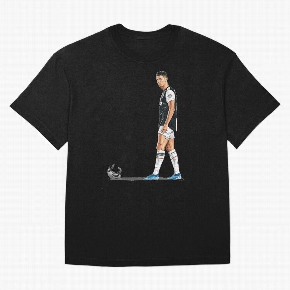 Ronaldo Watercolor Oversized T-Shirt Enjoy the Biggest Football Party of Global Football Passion for FIFA World Cup 2026, Made for Mbappe and Neymar, Netherlands, Soccer Culture, Superstar Moments, National Team Dreams and Competitive Fire; Perfect