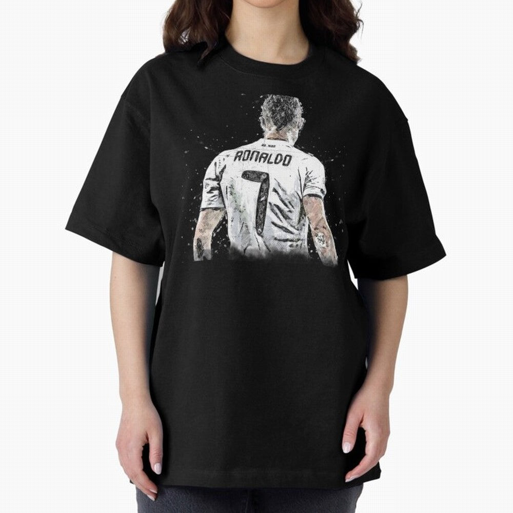 Cristiano Ronaldo Cristiano ronaldo back Oversized T-Shirt Make Memories around FIFA World Cup 2026 Group Stage Filled with CR7 and Messi, England and Germany Energy, Supporter Pride, Iconic Celebrations, Legendary Names and Global Match Day