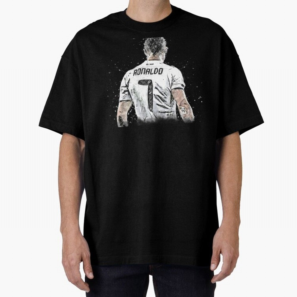 Cristiano Ronaldo Cristiano ronaldo back Oversized T-Shirt Make Memories around FIFA World Cup 2026 Group Stage Filled with CR7 and Messi, England and Germany Energy, Supporter Pride, Iconic Celebrations, Legendary Names and Global Match Day
