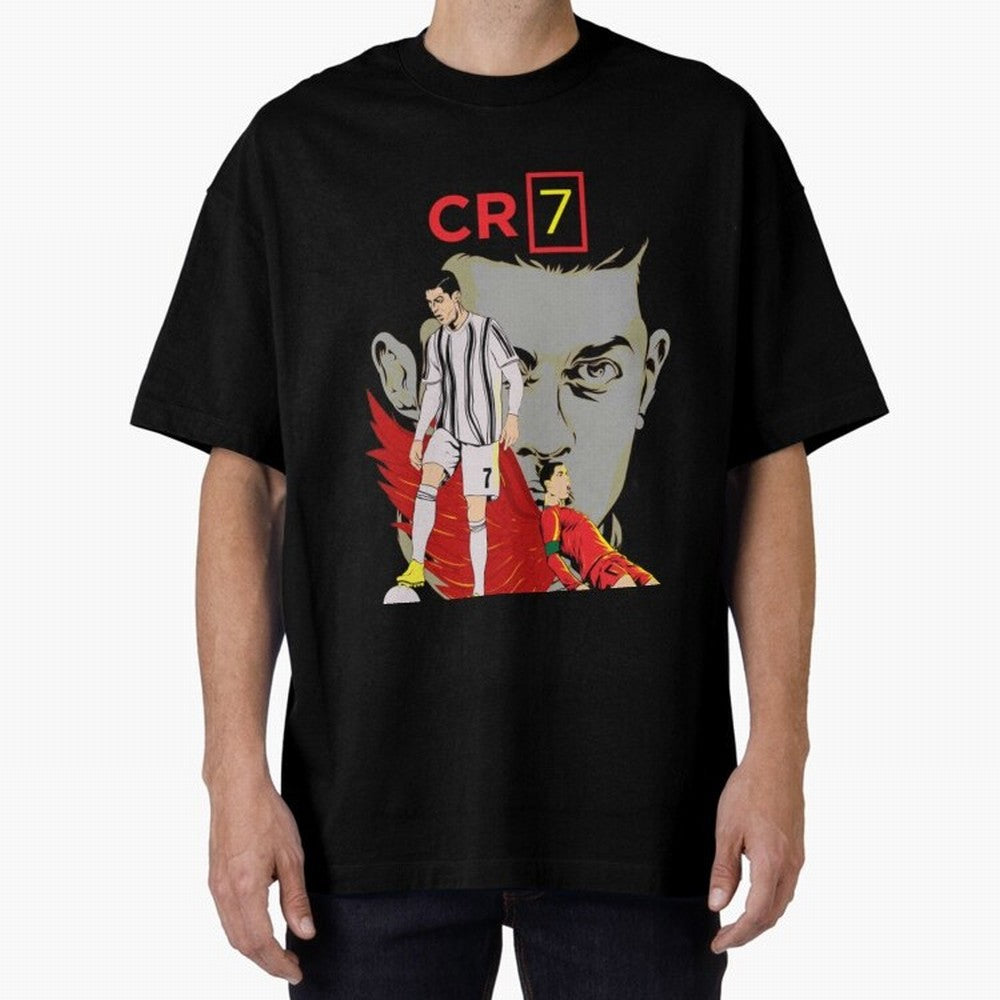 Cristiano Ronaldo Cristiano Ronaldo cr7 Oversized T-Shirt Cheer through Every Moment of FIFA World Cup 2026 Made for Neymar, Germany Energy, Supporter Pride, Iconic Celebrations, Legendary Names and Global Match Day Energy; Perfect for Fans,