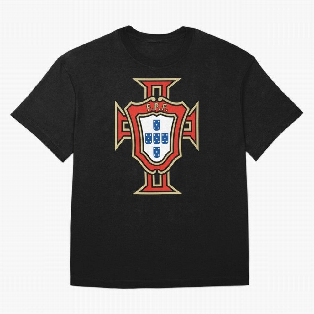 Portugal Soccer Logo Oversized T-Shirt Celebrate Classic Football Spirit in the FIFA World Cup 2026 Group Stage Journey through Mbappe Highlights, Argentina, France and Brazil Pride, Sports Nostalgia, International Competition, Famous Players and
