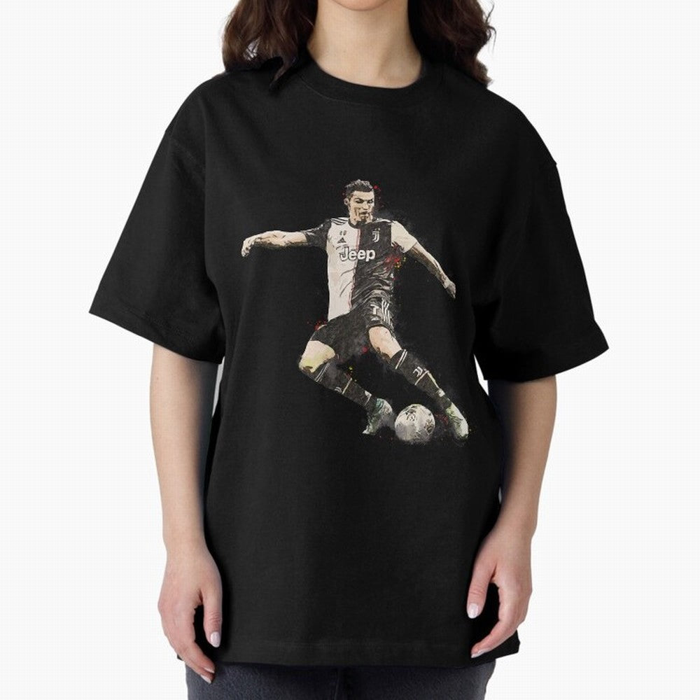 Cristiano Ronaldo Oversized T-Shirt Upgrade Match Day Hype around FIFA World Cup 2026 Group Stage, Haaland, England, Retro Football Energy, Iconic Rivalries, Trophy Chase Drama and Stadium Atmosphere; Built for Supporters Chasing Trophy Dreams,