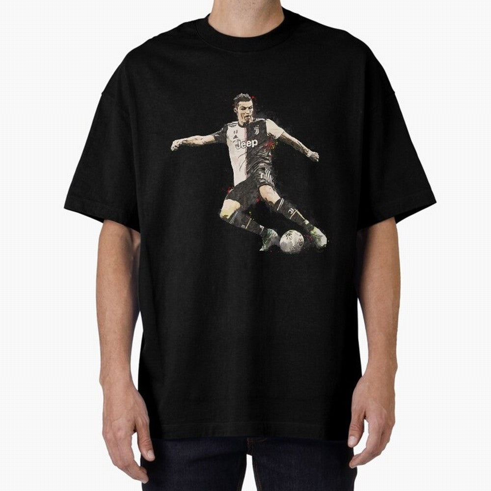 Cristiano Ronaldo Oversized T-Shirt Upgrade Match Day Hype around FIFA World Cup 2026 Group Stage, Haaland, England, Retro Football Energy, Iconic Rivalries, Trophy Chase Drama and Stadium Atmosphere; Built for Supporters Chasing Trophy Dreams,