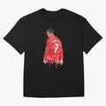 Cristiano Ronaldo - Manchester United Legend Art Oversized T-Shirt Bring Retro Soccer Energy to the FIFA World Cup 2026 Journey through Messi, Neymar and Mbappe Highlights, Argentina and Brazil Pride, Fan Favorite Moments, National Team Passion,