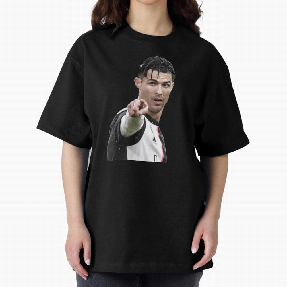 cristiano ronaldo Oversized T-Shirt Celebrate Every Goal in Match Day Hype around FIFA World Cup 2026 USA Canada Mexico, Messi and Cristiano Ronaldo, France and Portugal, Goal Celebration Energy, Supporter Heritage, Football Icons and Worldwide
