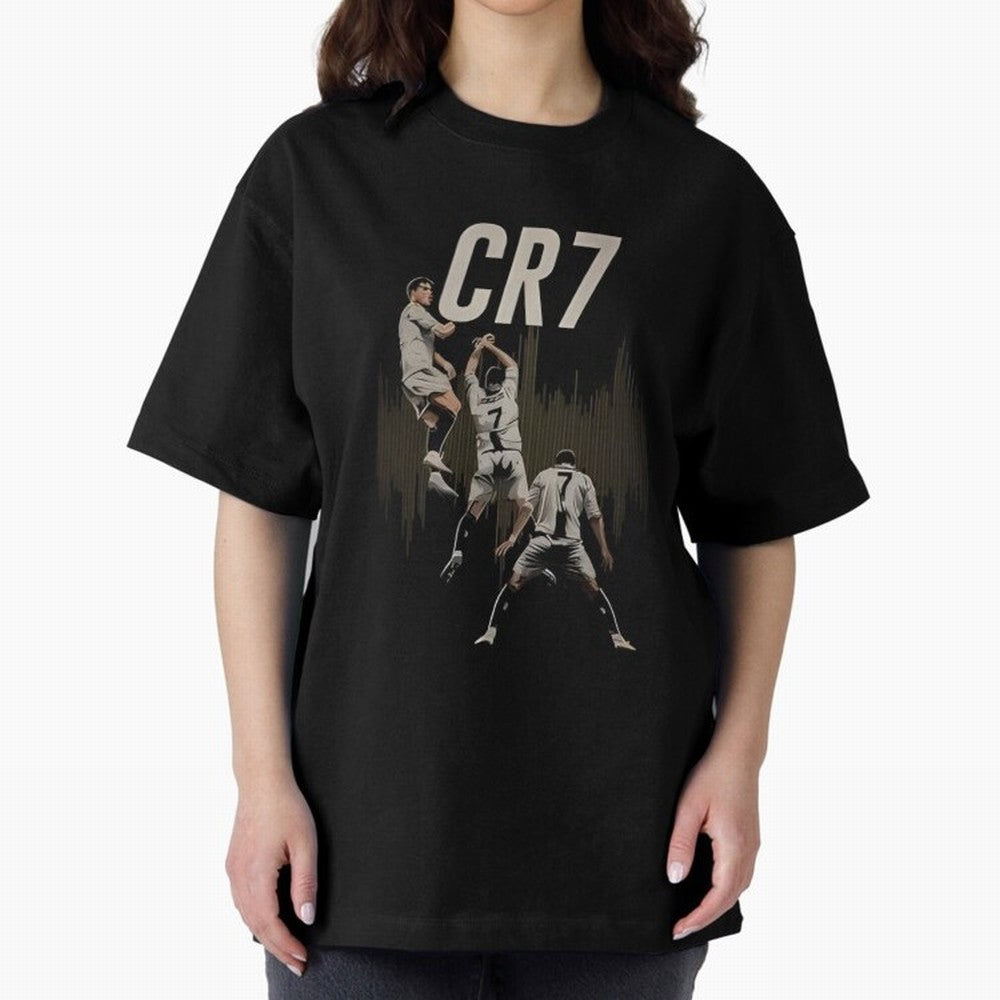 Cr7 Oversized T-Shirt Celebrate the Biggest Stage of FIFA World Cup 2026 Group Stage for Fans of Messi and England and Germany, Bringing Supporter Pride, Iconic Celebrations, Legendary Names and Global Match Day Energy; Made for Die Hard