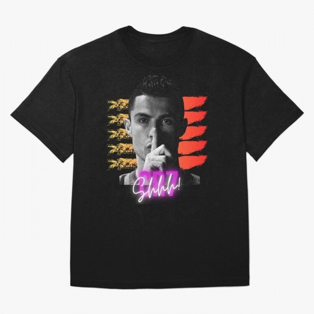 Cristiano Ronaldo cr7 Oversized T-Shirt Turn Up for Match Day Hype around FIFA World Cup 2026, Messi, Argentina, France and Brazil, Stadium Memories, Football Loyalty, International Chants and Championship Tradition; Great for Watch Parties, Sports