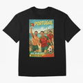 Portugal Hel-Azul Spirit at Cabo da Roca and Bel¨¦m Tower for FIFA World Cup 2026 Oversized T-Shirt Celebrate Fan Favorites in FIFA World Cup 2026 USA Canada Mexico Built around Cristiano Ronaldo, Argentina, France and Brazil Energy, Worldwide Fan