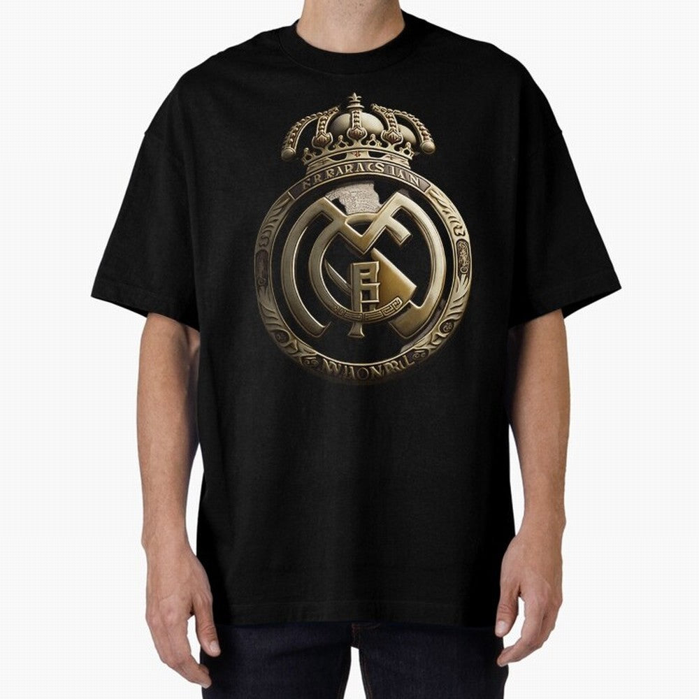 Madrid Oversized T-Shirt Honor the Football Icons of FIFA World Cup 2026 for Fans of Mbappe and France, Bringing Match Day Excitement, Supporter Culture, Golden Goals and Global Football Passion; Ideal for Fans Who Follow Messi, Cristiano Ronaldo,